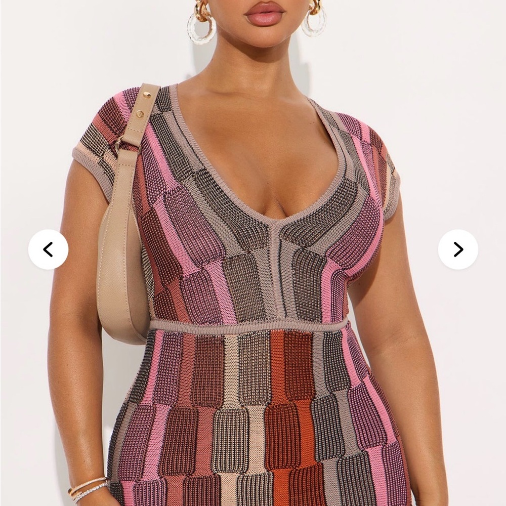 Stylish Multicolor Knit Top